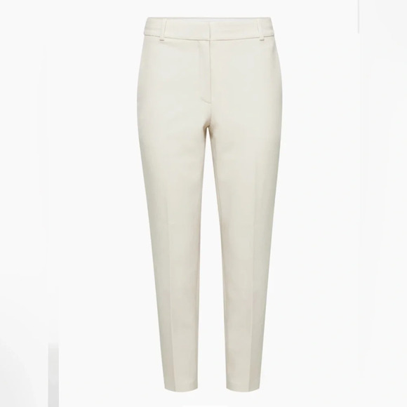 Aritzia Babaton Minter Pants Matte Pearl Size 6 Straight Leg (Re)ssential - Picture 5 of 12